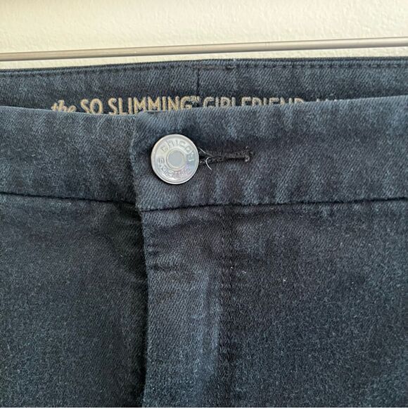 Chico’s SO SLIMMING GIRLFRIEND ANKLE Jeans Sz 3 (Women’s XL/16) Black washed out - Picture 7 of 11
